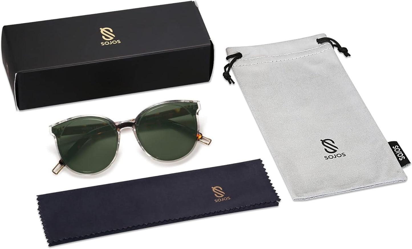 Oversized round Sunglasses for Women and Men - WORLD TIME VISITS