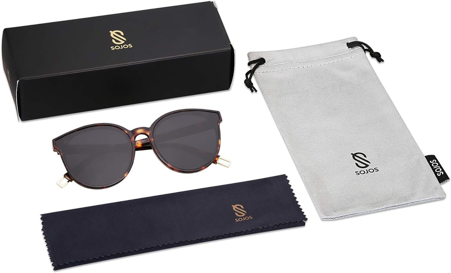 Oversized round Sunglasses for Women and Men - WORLD TIME VISITS