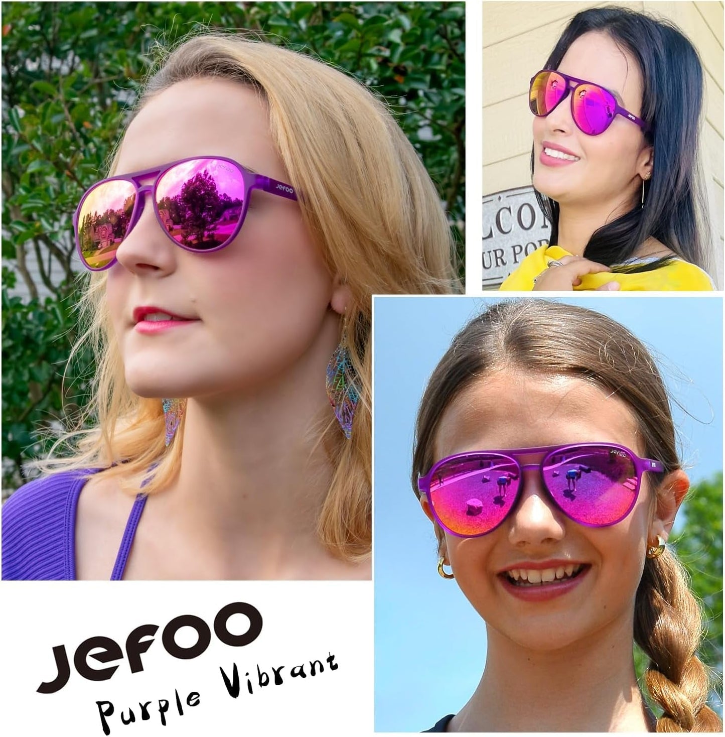 Polarized Aviator Sunglasses for Women Men Retro Trendy Sports Sunglasses for Outdoor UV400 Protection - WORLD TIME VISITS