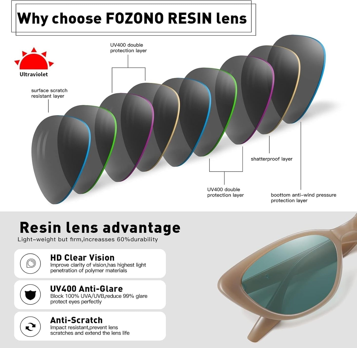Retro Vintage Narrow Cat Eye Sunglasses for Women 90S Small Chic Style Trendy Sunnies UV400 Protection FZN7514 - WORLD TIME VISITS