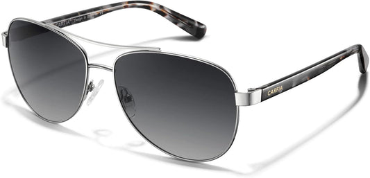 Polarized Sunglasses for Women UV Protection Acetate Arms Metal Frame Woman'S Shades CA3216