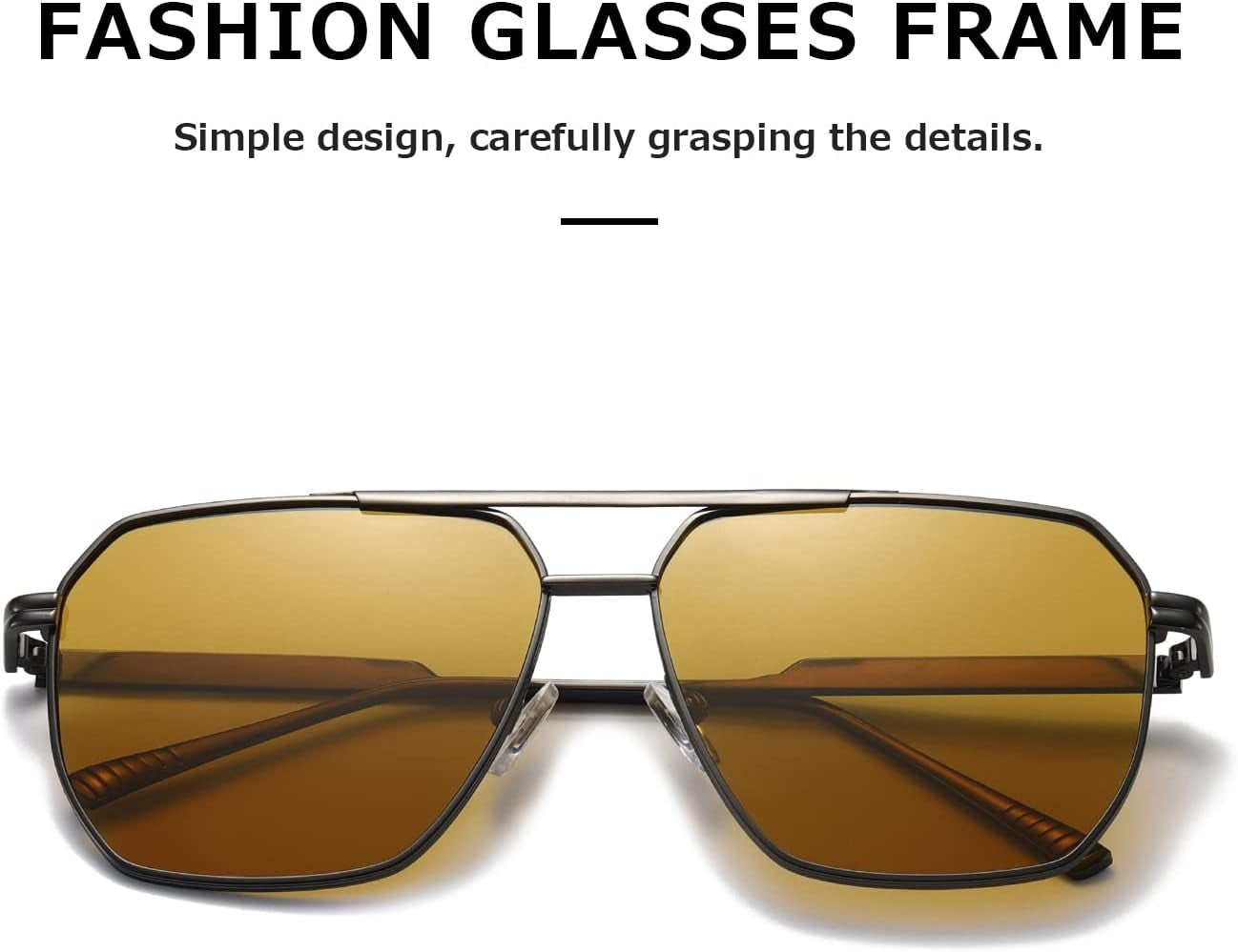 Polarized Sunglasses Womens Men Retro Oversized Square Vintage Shades Classic Large Metal Sun Glasses K1221