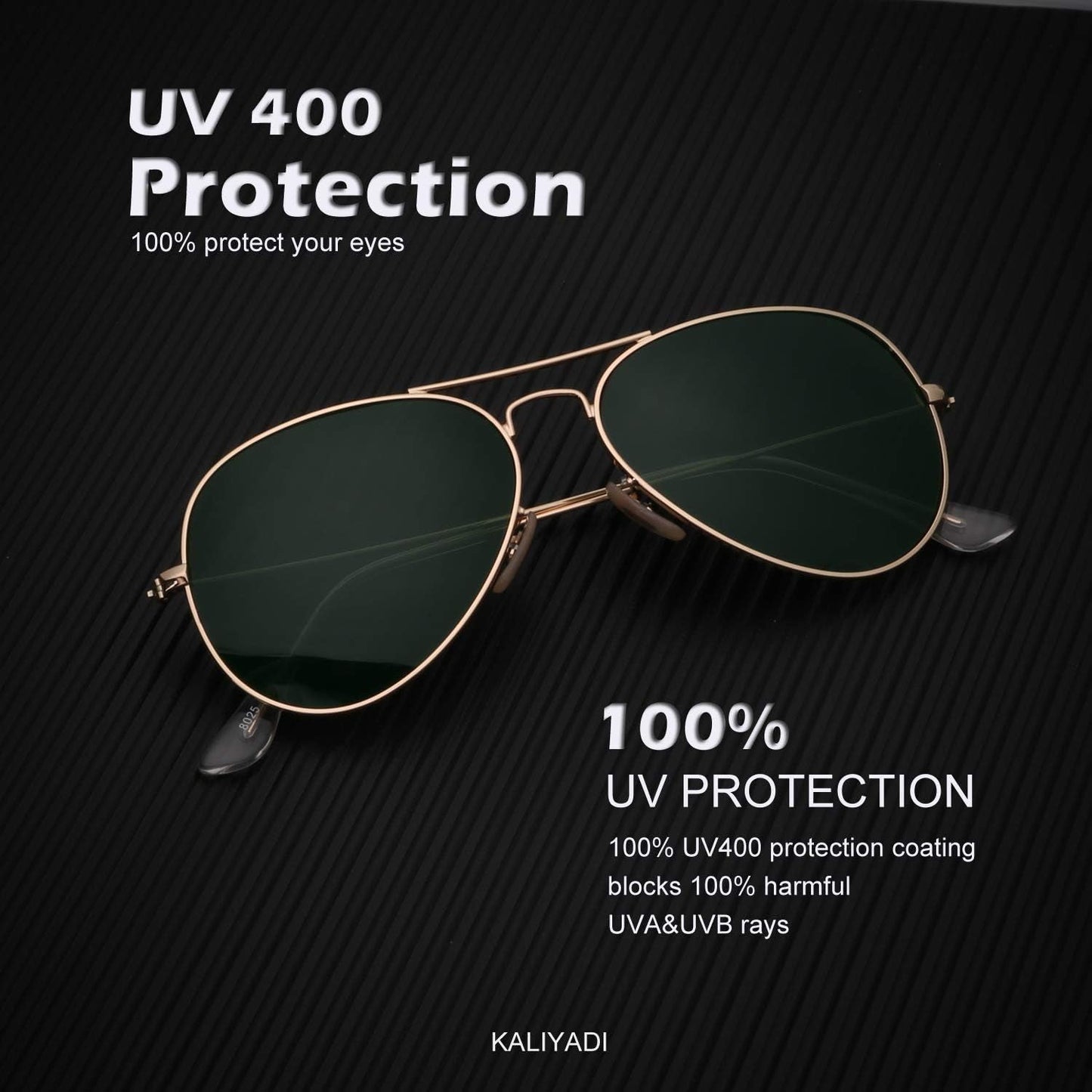 Classic Aviator Sunglasses for Men Women Driving Sun Glasses Polarized Lens UV Blocking