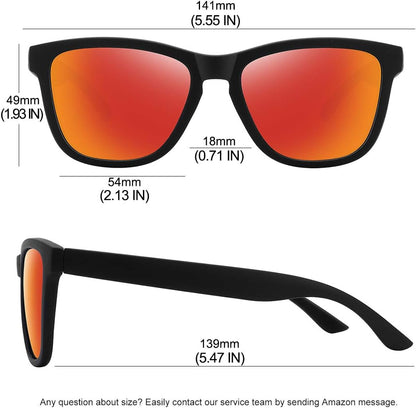 Polarized Sunglasses for Women Men Trendy Classic Retro Designer Style