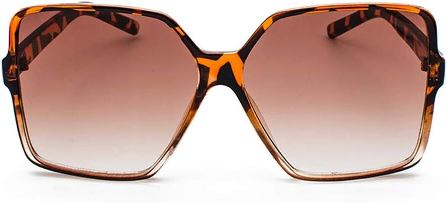 Oversized Square Sunglasses for Women Big Large Wide Fashion Shades for Men UV Protection Unisex