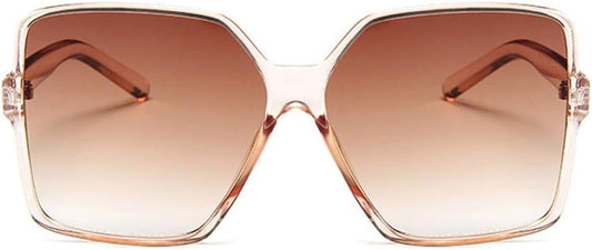 Oversized Square Sunglasses for Women Big Large Wide Fashion Shades for Men UV Protection Unisex