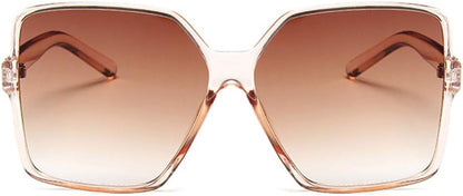 Oversized Square Sunglasses for Women Big Large Wide Fashion Shades for Men UV Protection Unisex - WORLD TIME VISITS