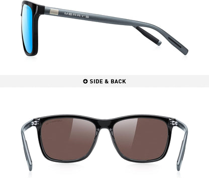 Unisex Polarized Aluminum Sunglasses Vintage Sun Glasses for Men/Women S8286