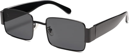 Retro Fashion Rectangle Sunglasses Womens Mens Vintage Trendy Square Shades SJ1162