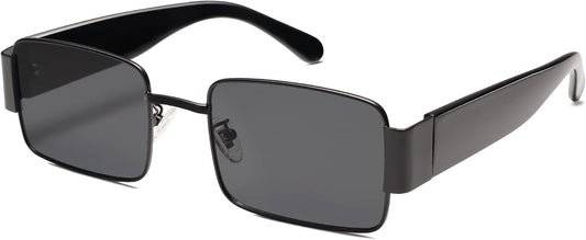 Retro Fashion Rectangle Sunglasses Womens Mens Vintage Trendy Square Shades SJ1162