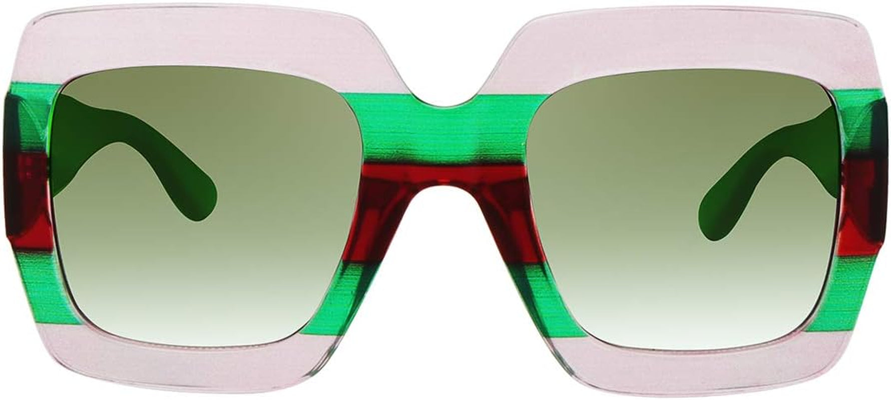Oversized Square Sunglasses Womens Retro Shades Luxury Big Sun Glasses UV400 Protection S0178 - WORLD TIME VISITS
