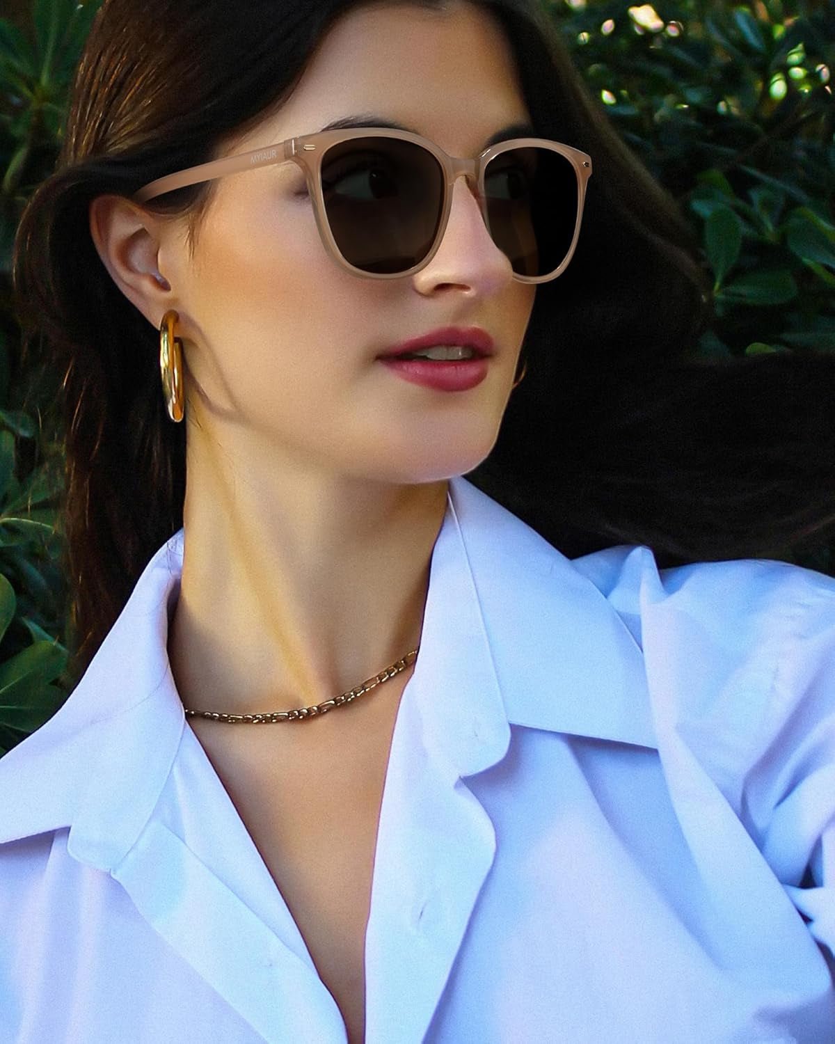 2 Packs Sunglasses for Women Polarized UV400 Protection Lens Big Frame Fashion Glasses Trendy Stylish Shade - WORLD TIME VISITS