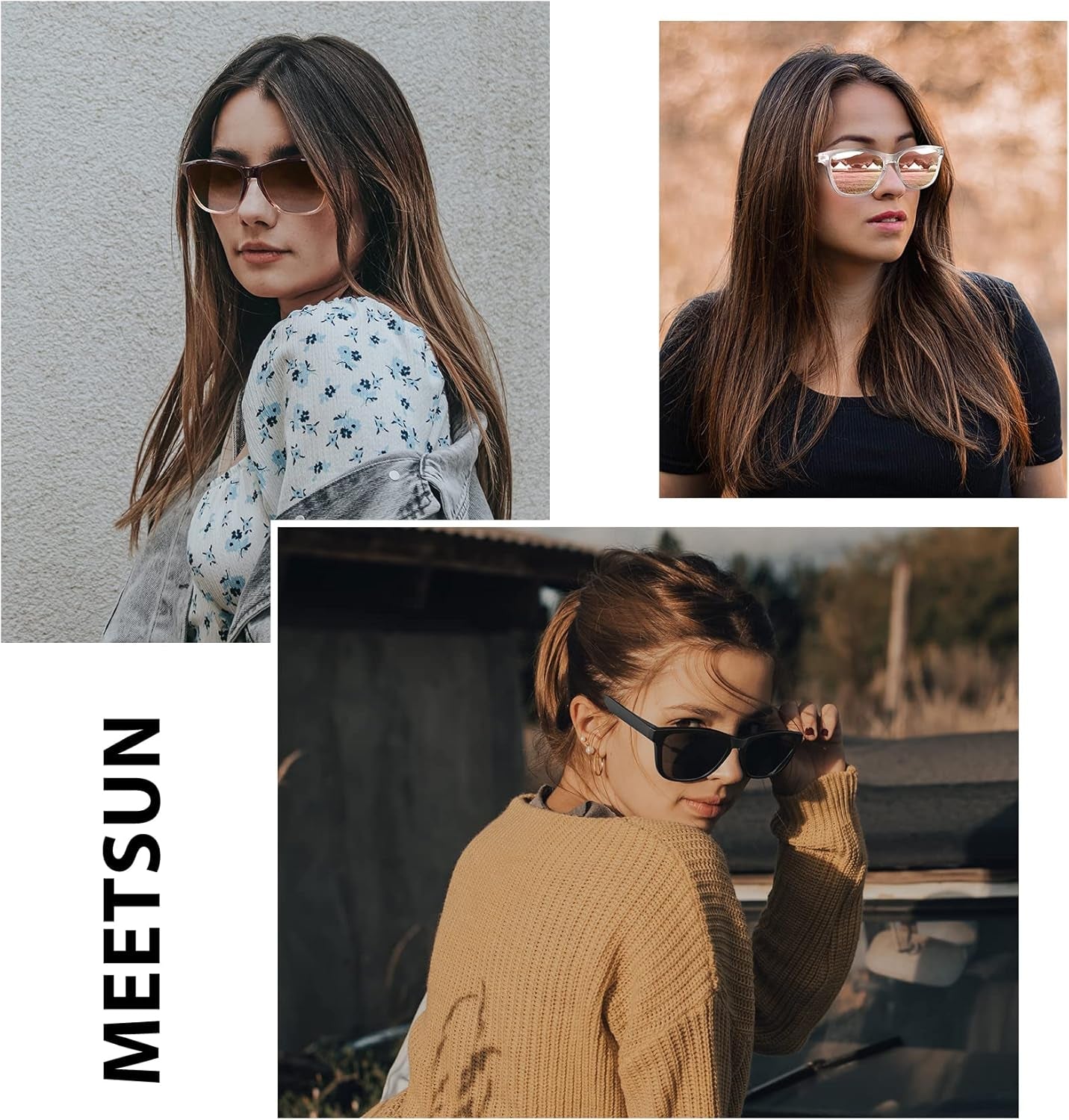 Polarized Sunglasses for Women Men Trendy Classic Retro Designer Style Fashion UV400 Protection