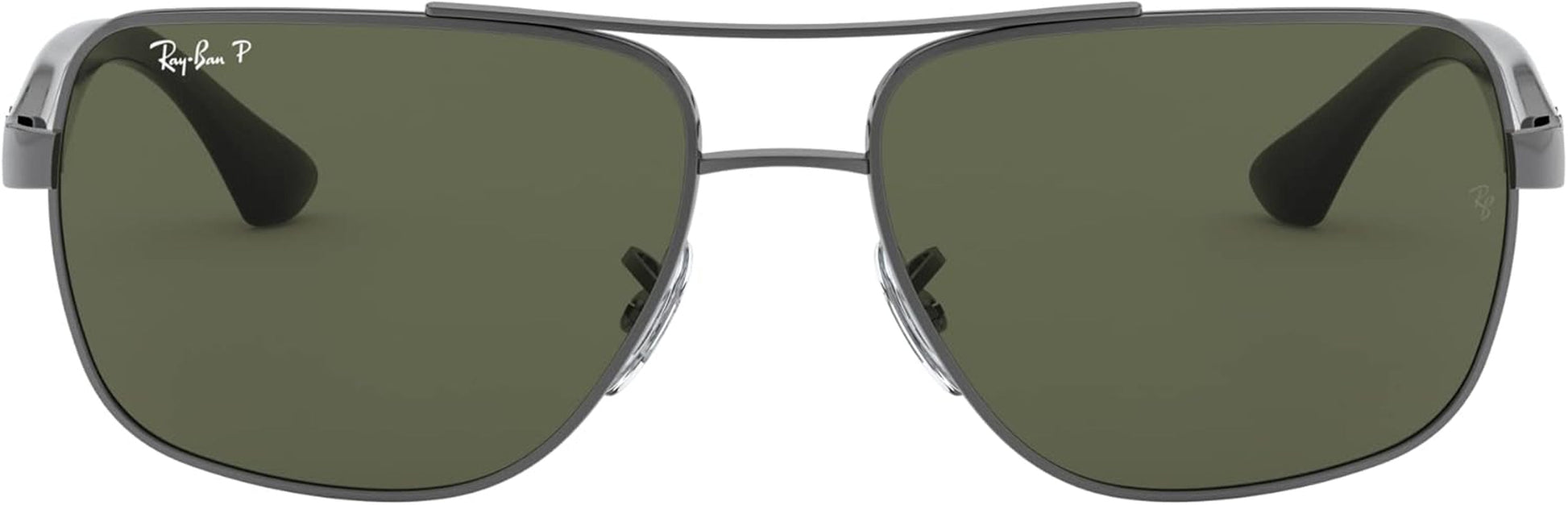 Men'S RB3483 Metal Square Sunglasses - WORLD TIME VISITS