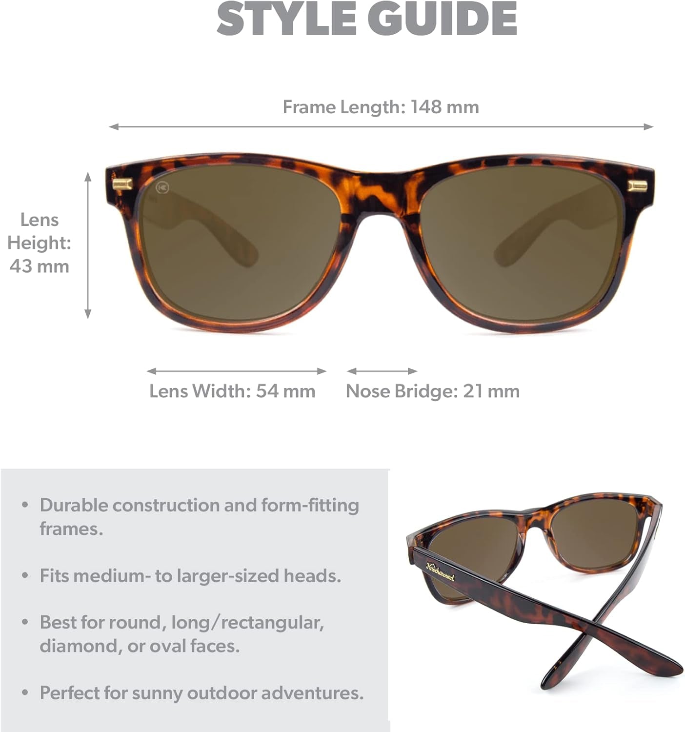 Fort Knocks Polarized Sunglasses for Men & Women - Impact Resistant Lenses & Full UV400 Protection - WORLD TIME VISITS