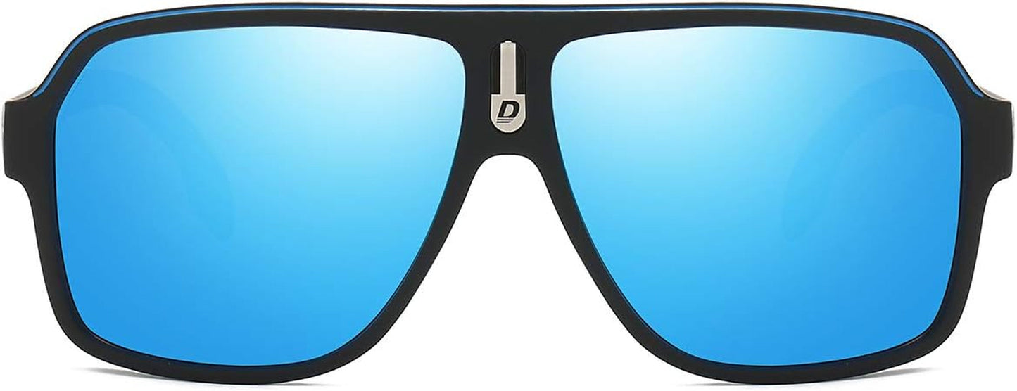 Mens Oversized Aviator Sunglasses Classic Large Polarized Lens Shades D103