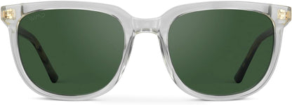 Polarized Classic Retro Flat Square Unisex Sunglasses - WORLD TIME VISITS