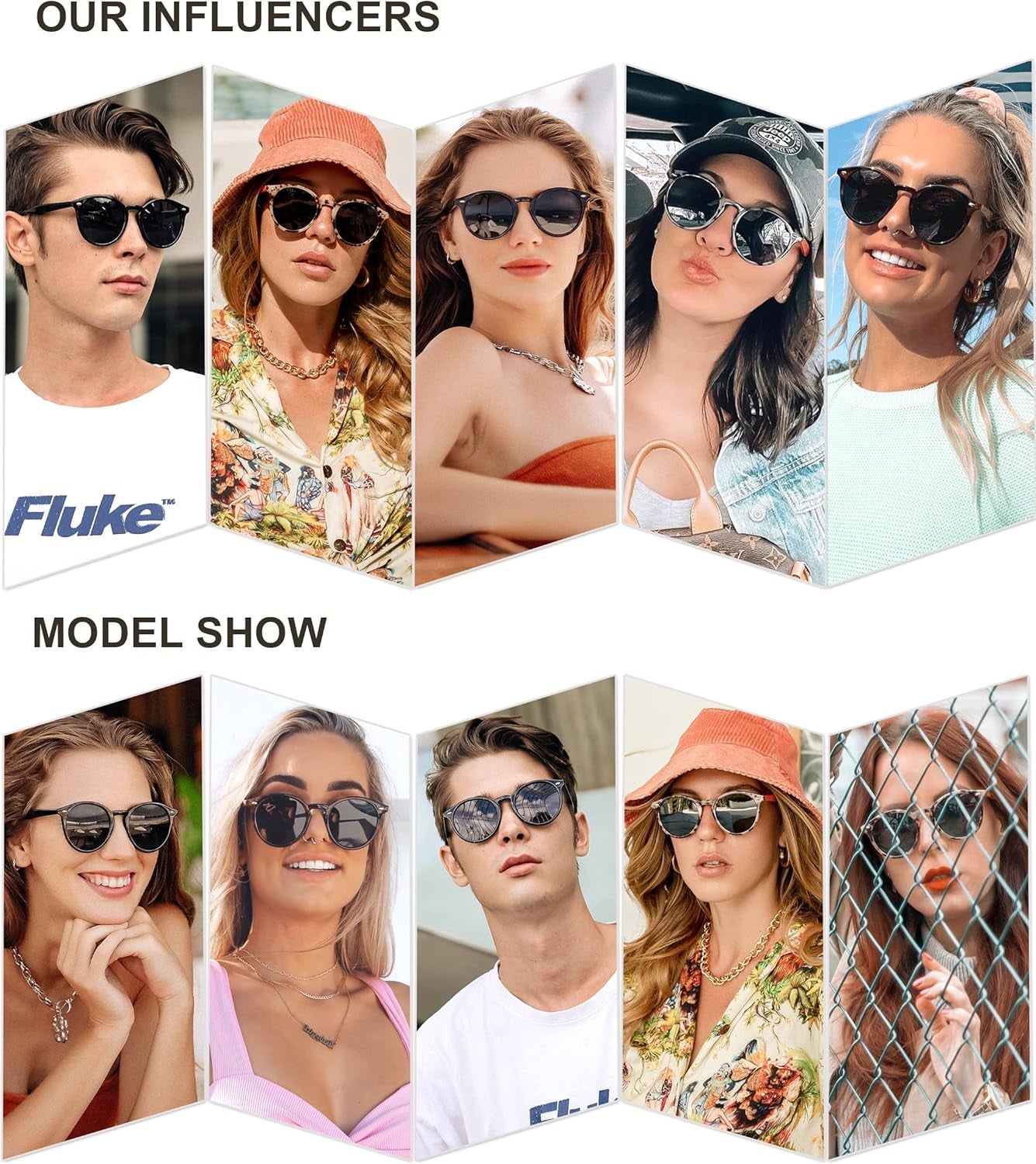 Retro round Polarized Sunglasses for Women Men Classic Vintage Sunnies SJ2069 - WORLD TIME VISITS