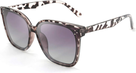 Retro Square Polarized Sunglasses Women Men Vintage Minimalist Shades B2600