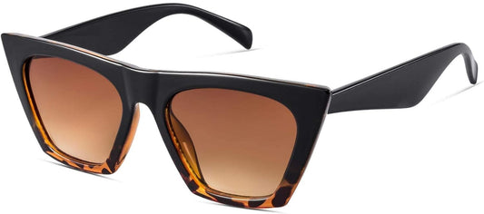 Square Cat Eye Sunglasses for Women Trendy Style Model-Shine