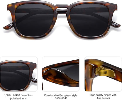 Polarized Sunglasses for Women Men Classic Vintage Style Shades