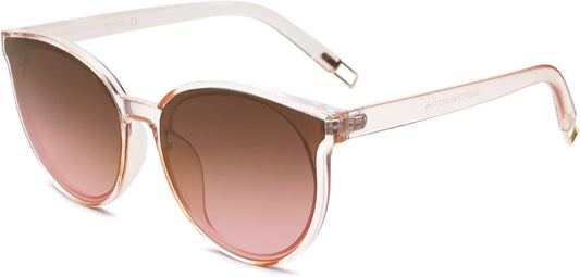 Oversized round Sunglasses for Women and Men - WORLD TIME VISITS