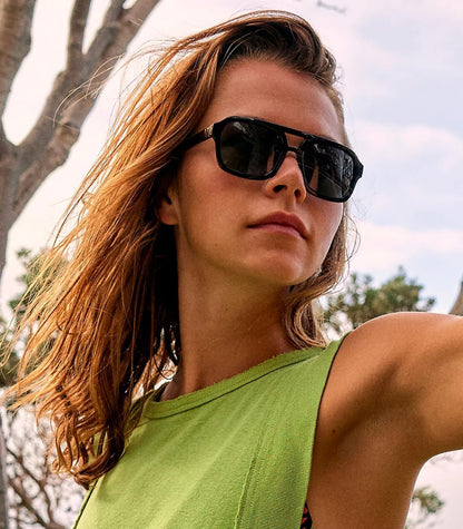 Retro Square Sunglasses for Women Men Trendy Rectangle Aviator Sun Glasses Vintage 70S Shades