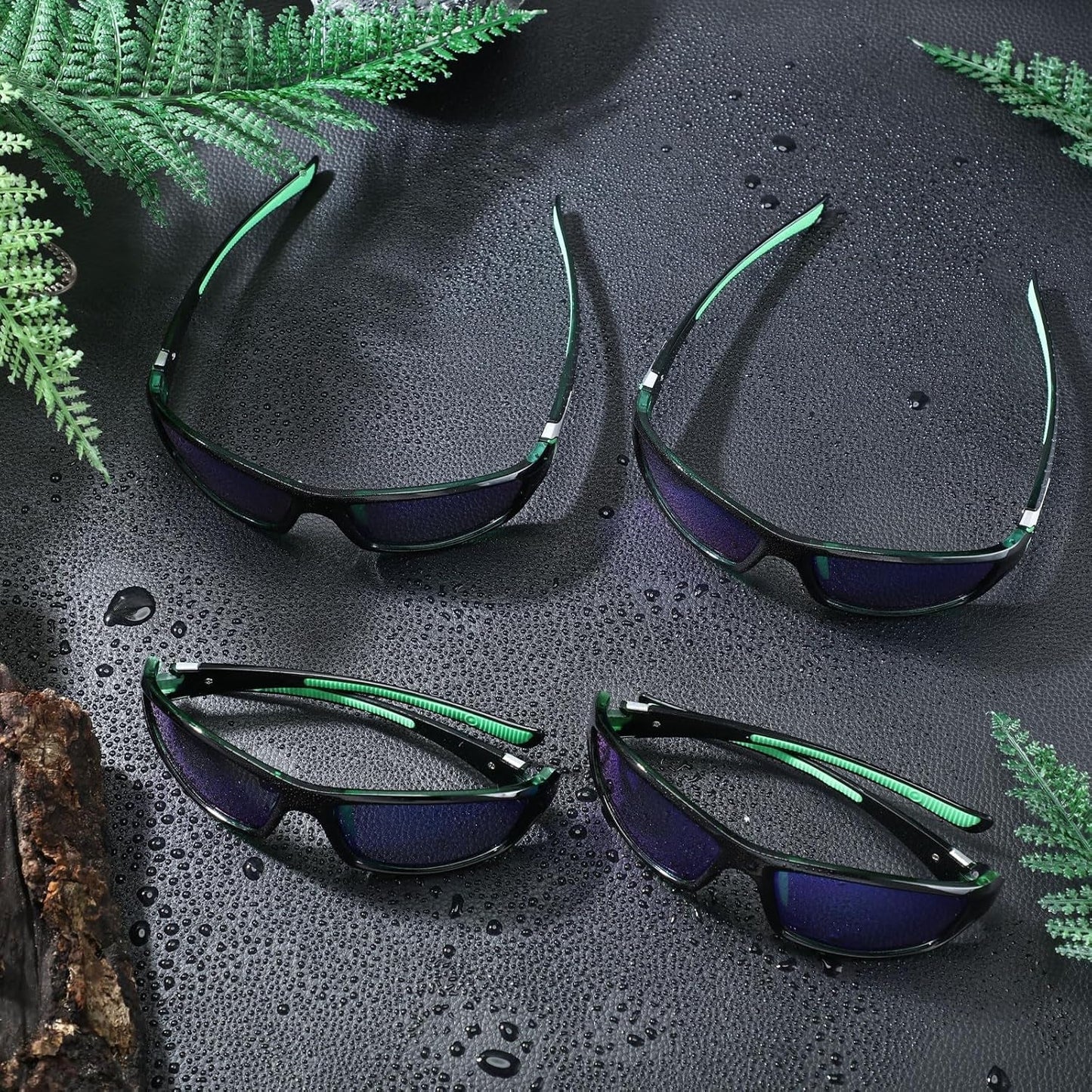 4 Pairs Men Polarized Sunglasses with UV Protection Driving Glasses Sports for Sport Outdoor Activities
