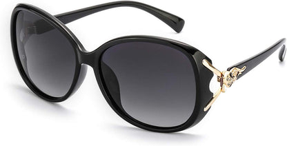 Sunglasses for Women Trendy Polarized Sunglasses Oversized Big Sun Glasses Ladies Shades UV Protection - WORLD TIME VISITS