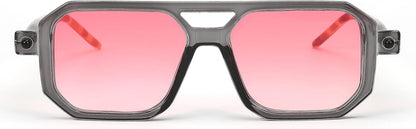 Vintage Square 70S Flat Aviator Sunglasses Women Men Classic Retro Stylish Frame UV400 Sunglasses B2622