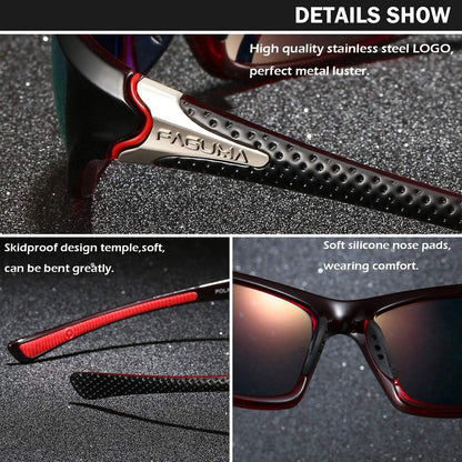 Sports Polarized Sunglasses for Men Cycling Driving Fishing UV400 Protection