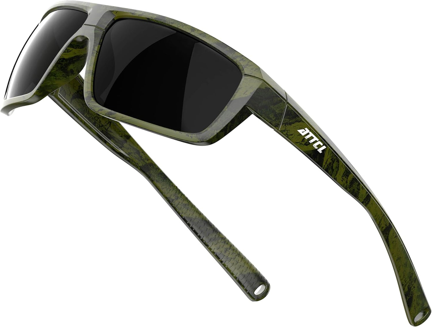 Polarized Wrap Sunglasses for Men - Fishing Sports Glasses UV Protection