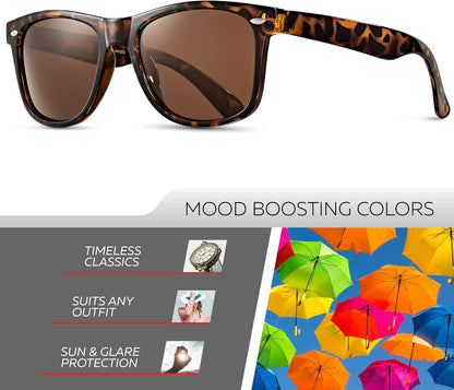 Polarized Sunglasses for Men and Women - UV Protection Classic Sun Glasses