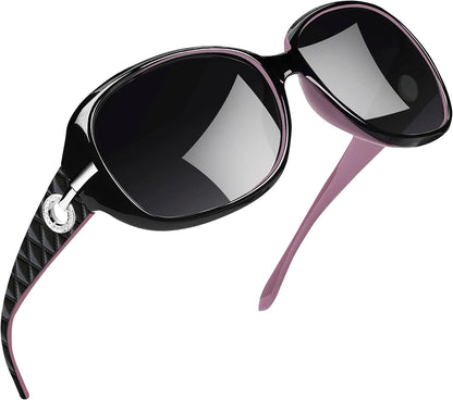 Big Sunglasses for Women Oversized Shades for Women Trendy Large Rectangle Sun Glasses UV Protection Sunnies - WORLD TIME VISITS