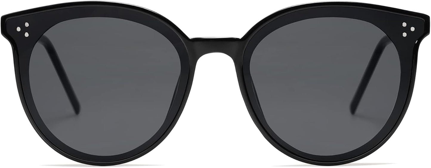 Classic Trendy round Sunglasses Womens Mens Oversized Large Shades UV400 Vacation Sunnies SJ2068