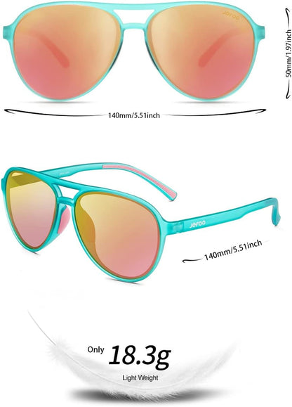 Polarized Aviator Sunglasses for Women Men Retro Trendy Sports Sunglasses for Outdoor UV400 Protection