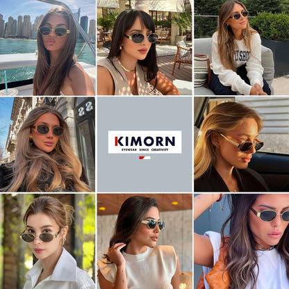 Oval Sunglasses Womens Men Retro Trendy Sun Glasses Classic Metal Shades K1653