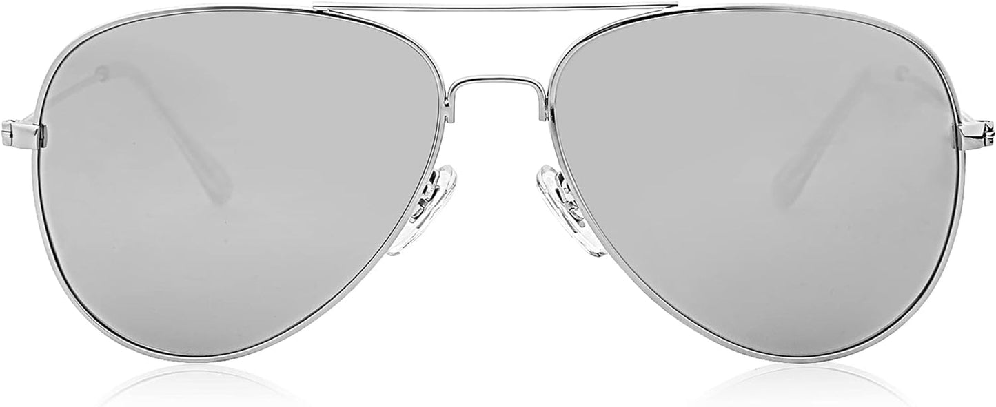 Classic Aviator Polarized Sunglasses for Men Women Vintage Retro Style - WORLD TIME VISITS