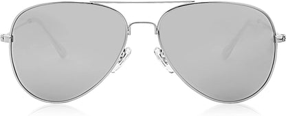 Classic Aviator Polarized Sunglasses for Men Women Vintage Retro Style - WORLD TIME VISITS