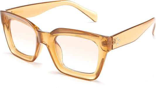 Classic Women Sunglasses Fashion Thick Square Sun Glasses Chunky Frame UV400 B2471