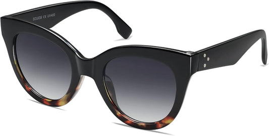 Retro Oversized Cateye Sunglasses for Women Large Vintage Trendy Shades SJ2074