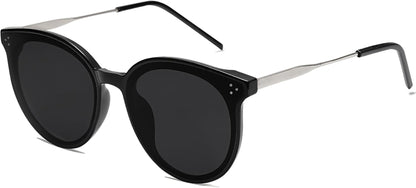 Classic Trendy round Sunglasses Womens Mens Oversized Large Shades UV400 Vacation Sunnies SJ2068