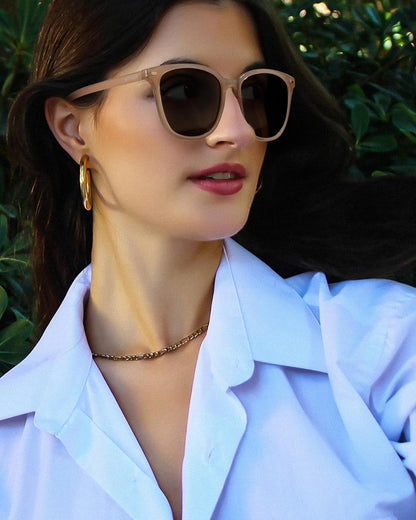 2 Packs Sunglasses for Women Polarized UV400 Protection Lens Big Frame Fashion Glasses Trendy Stylish Shade