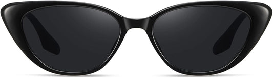 Retro Vintage Narrow Cat Eye Sunglasses for Women 90S Small Chic Style Trendy Sunnies UV400 Protection FZN7514
