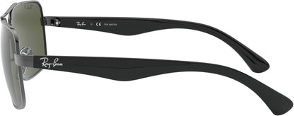 Men'S RB3483 Metal Square Sunglasses - WORLD TIME VISITS