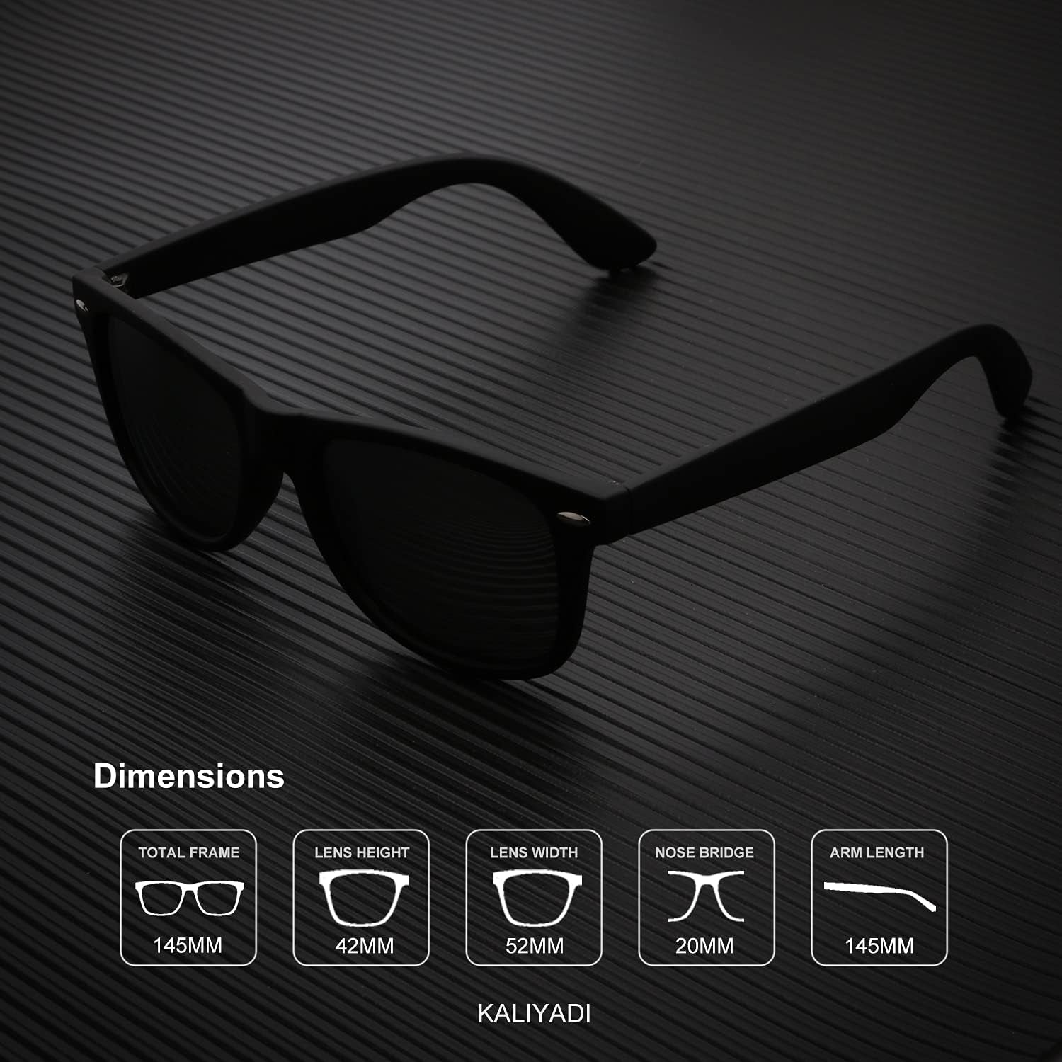 Polarized Sunglasses for Men and Women Matte Finish Sun Glasses Color Mirror Lens UV Blocking (3 Pack) - WORLD TIME VISITS