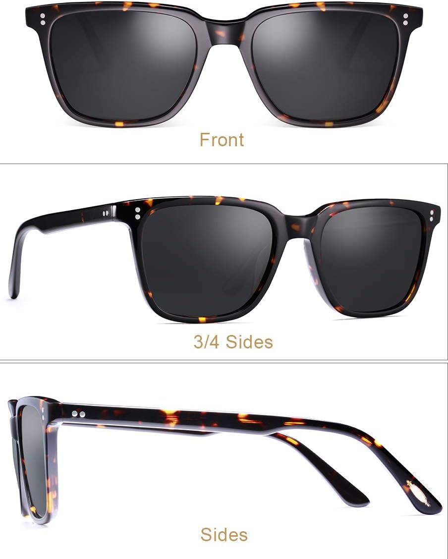 Polarized Men'S Sunglasses UV400 Protection for Driving Fishing Hiking Golf Outdoor Sport Glasses - WORLD TIME VISITS