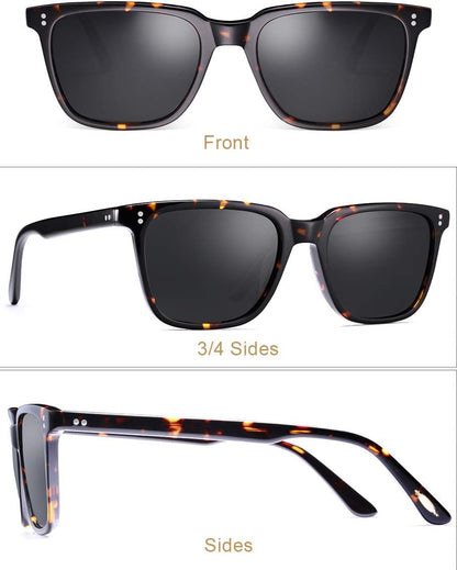 Polarized Men'S Sunglasses UV400 Protection for Driving Fishing Hiking Golf Outdoor Sport Glasses - WORLD TIME VISITS