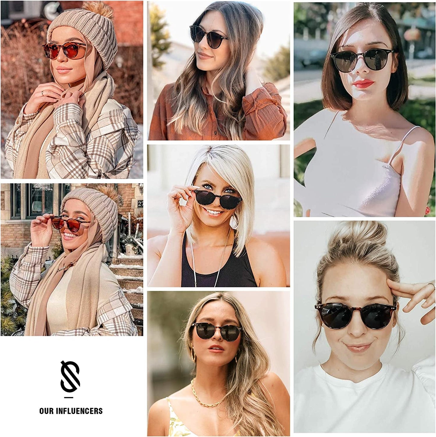 Small round Classic Polarized Sunglasses for Women Men Vintage Style UV400 Lens SJ2113