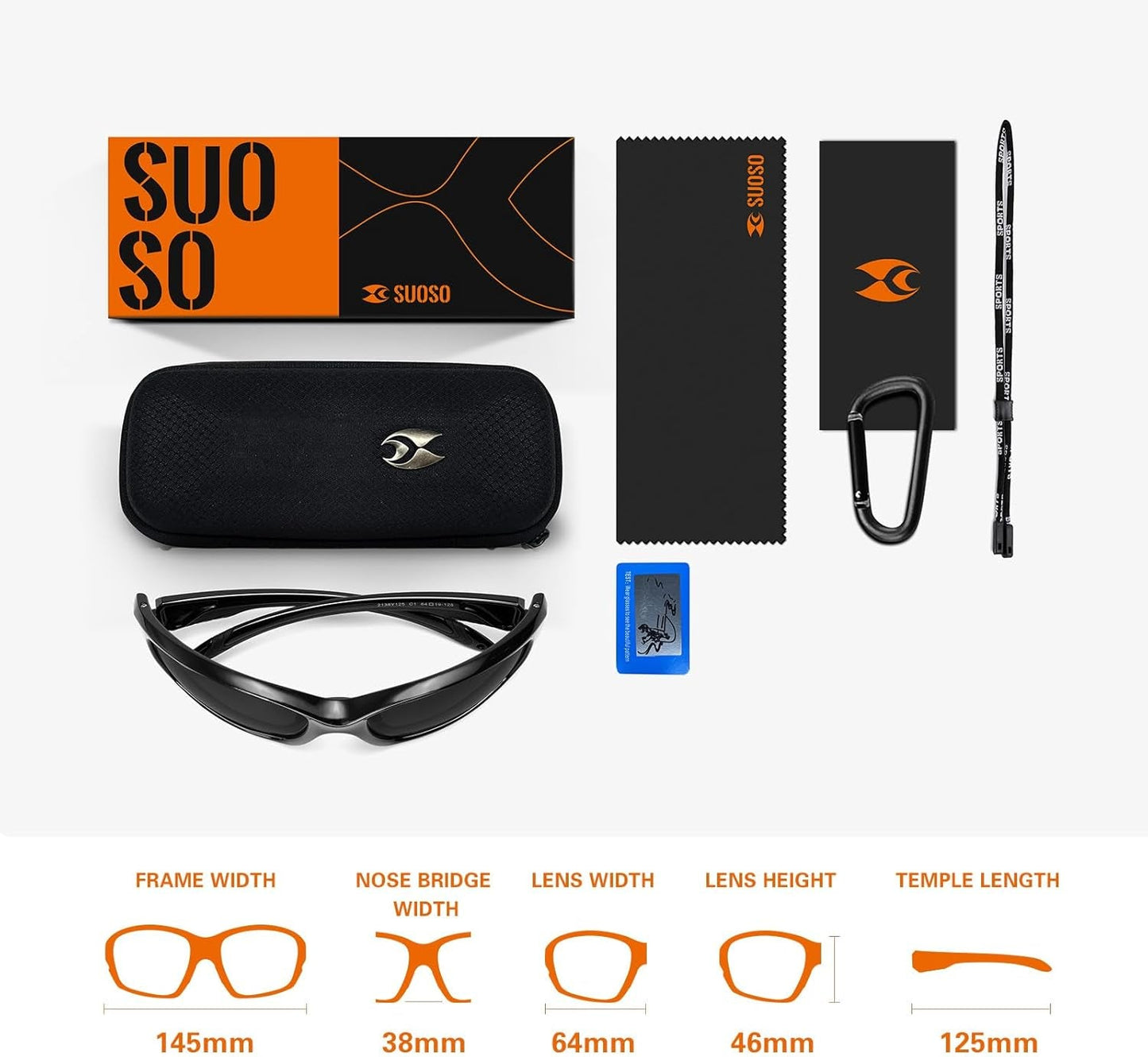 Sports Polarized Sunglasses for Men: Womens UV400 Protection Sun Glasses Wrap around Goggles for Fishing Driving TR90 - WORLD TIME VISITS